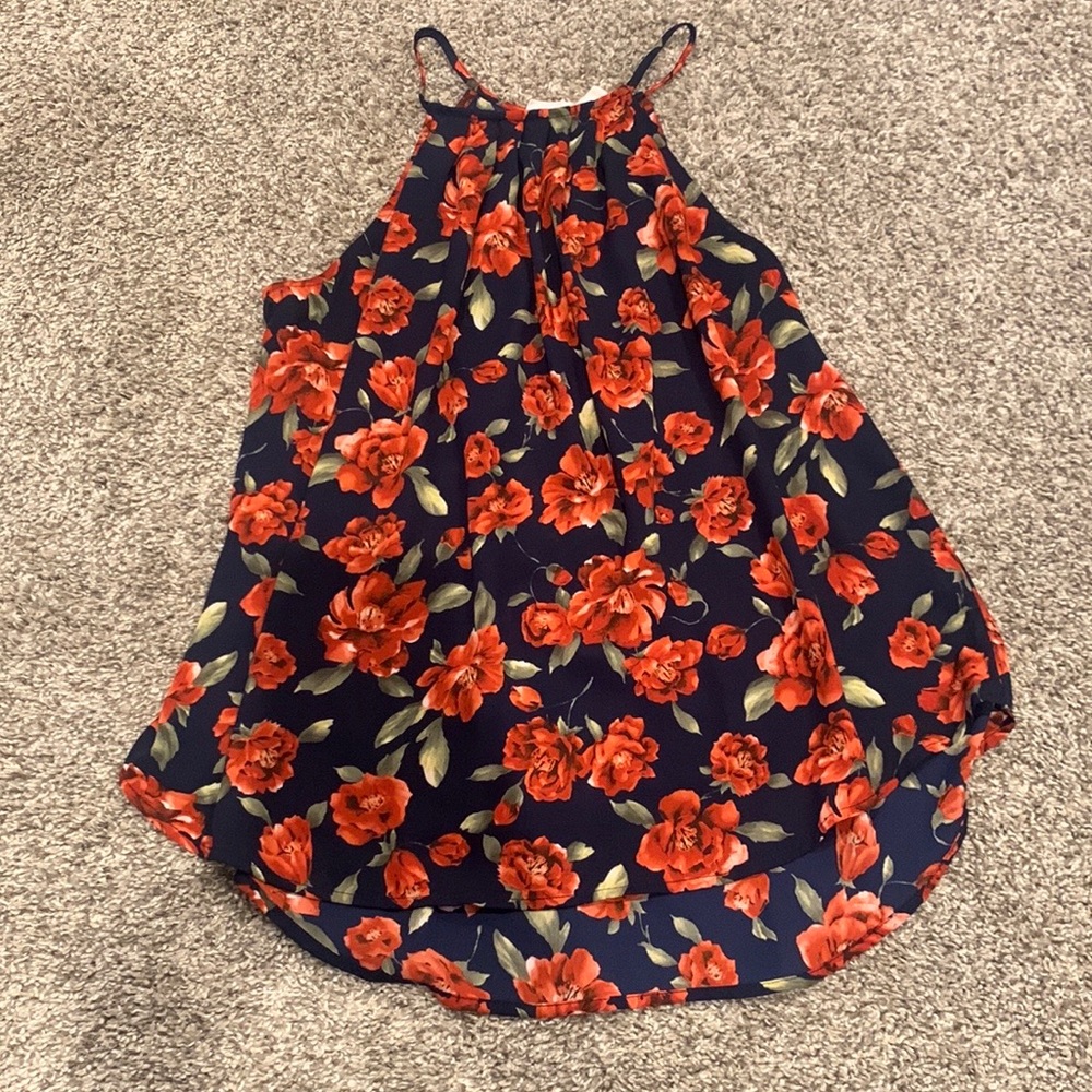 Beautiful rose print tank